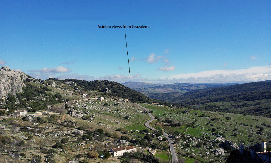 Acinipo views from Grazalema site