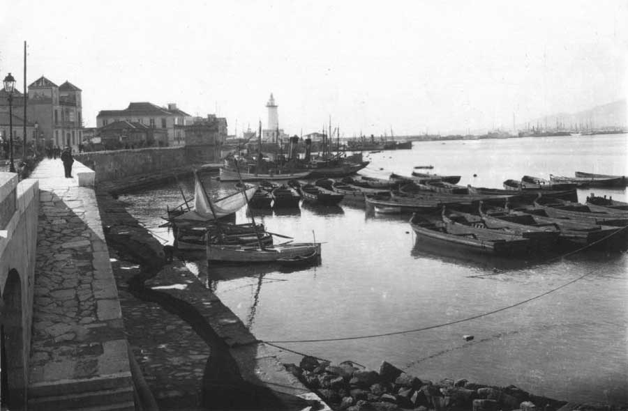 Puerto de Málaga, 1940