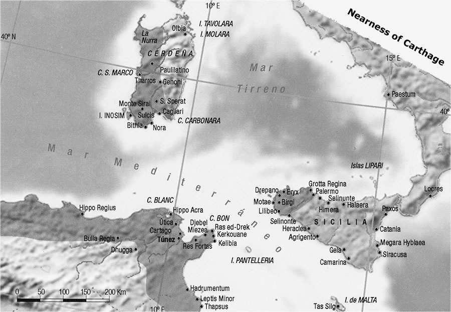 Cartago y su entorno inmediato
