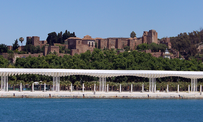 Vista de la Alcazaba desde el Puerto