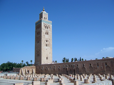 Mezquita Almohade de Kutubia en Marrakech