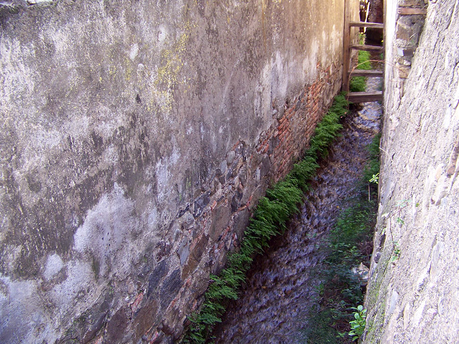 primer sector del acueducto a pie de presa