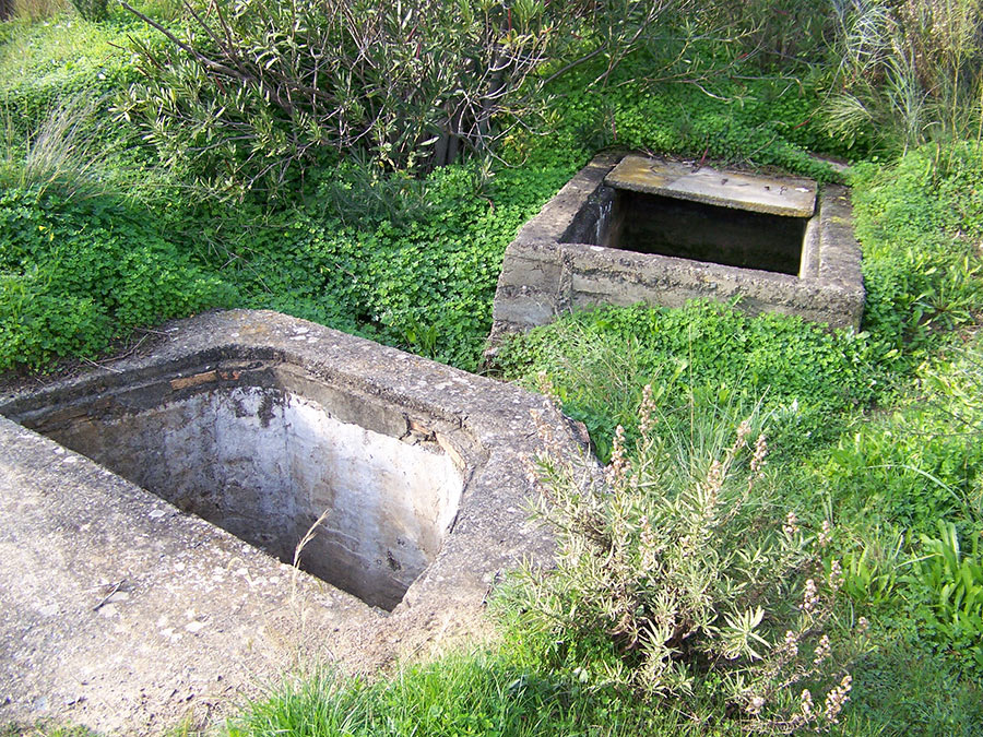 Registro de control de la acequia